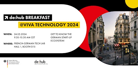 de:hub Ambassador Breakfast @VivaTechnology 2024