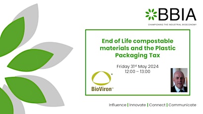 End of Life Compostable materials and  the Plastic Packaging Tax