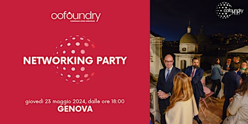 Imagem principal do evento GENOVA | COFOUNDRY NETWORKING PARTY