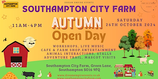 Imagem principal do evento Southampton City Farm Autumn Open Day