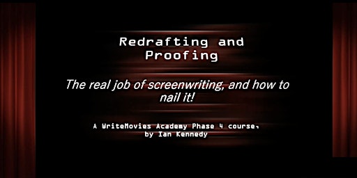 Script Redrafting and Proofing: Intro to Professional Screenwriting Course primary image