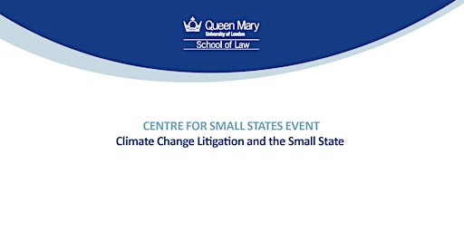 Primaire afbeelding van Climate Change Litigation and the Small State