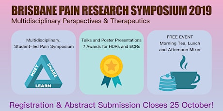 Brisbane Pain Research Symposium 2019 primary image