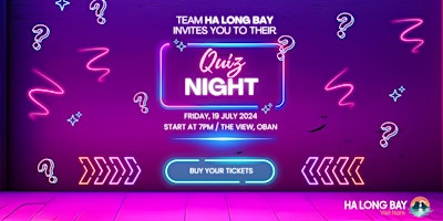 Team Ha Long Bay Oban Fundraiser primary image