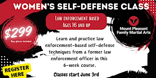 Primaire afbeelding van Women's Self- Defense  6-Week Class