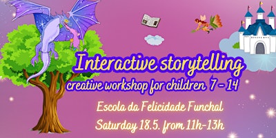 Imagen principal de Interactive storytelling - creative workshop for children age 7 to 14