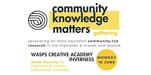 Community Knowledge Matters In-Person Gathering  primärbild