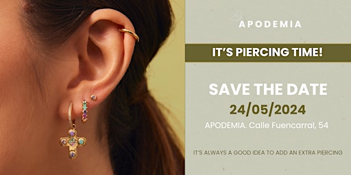 Primaire afbeelding van Piercing Day by Apodemia - Madrid (Fuencarral 54)