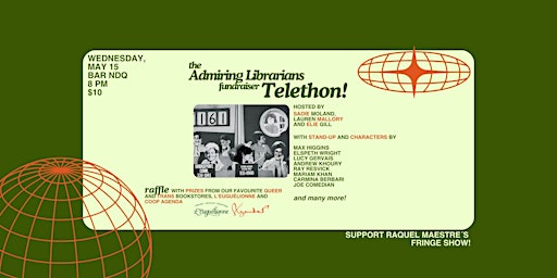 Admiring Librarians fundraiser telethon show primary image