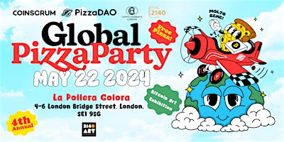 Imagem principal de Bitcoin Pizza Day Party & Art Exhibition — Supported by PizzaDAO Global