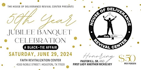 Salvation House Revival Center 50th Anniversary Celebration Banquet