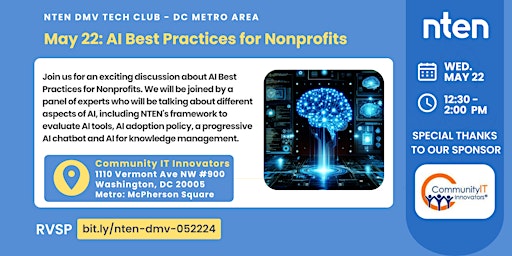 May 22: AI Best Practices for Nonprofits primary image