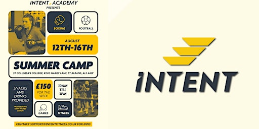 Intent Academy Summer Camp 2024 primary image