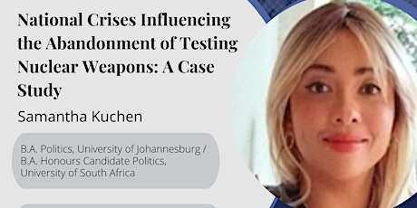National Crises Influencing the Abandonment of Testing Nuclear Weapons