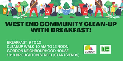 West End Community Clean-up with Breakfast) primary image