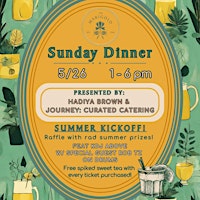 Imagem principal do evento Sunday Dinner- Summer Kickoff BBQ! (feat. KDJ Above and Rob Tz)