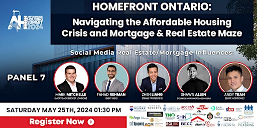 Imagem principal do evento HomeFront Ontario: Navigating the Affordable Housing