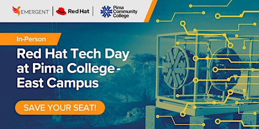 Primaire afbeelding van Red Hat Tech Day at Pima College - East Campus