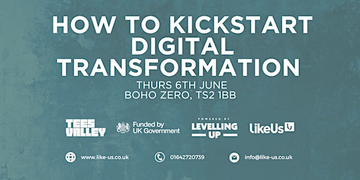 Imagem principal do evento How to kick start Digital Transformation