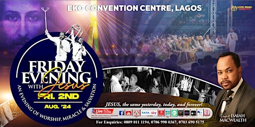 Primaire afbeelding van Friday Evening with Jesus (FEJ) Lagos with Prophet Isaiah Macwealth
