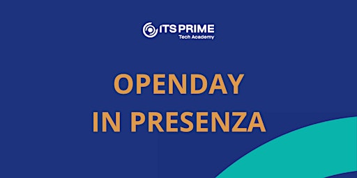 Open Day in presenza - ITS PRIME