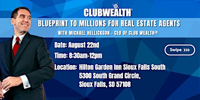 Imagem principal do evento Blueprint to Millions for Real Estate Agents | Sioux Falls, SD
