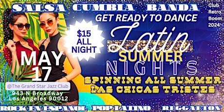 Club Retro Boom Presents: "Latin Summer Nights" Fridays!