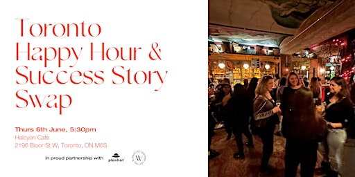 Imagem principal do evento Women of Customer Success Toronto Happy Hour & Success Story Exchange