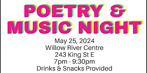 Poetry & Music Night primary image