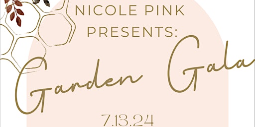 Primaire afbeelding van Nicole Pink Presents: Garden Gala