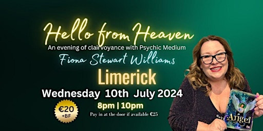 Image principale de Hello from Heaven  with Psychic Fiona Limerick
