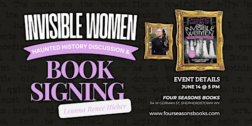Imagem principal de Invisible Women : A Haunted History Book Signing with Leanna Renee Hieber