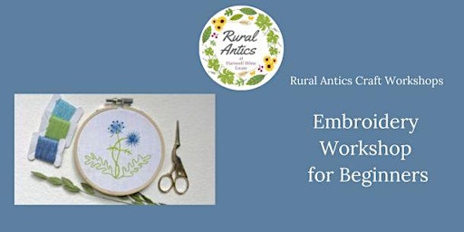 Embroidery Workshop for Beginners primary image