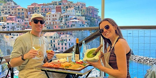 Imagem principal de Cinque Terre Pesto Cooking Class Experience with  Wine on a Terrace