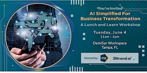 Imagem principal do evento AI Simplified for Business Transformation: A Lunch and Learn Workshop