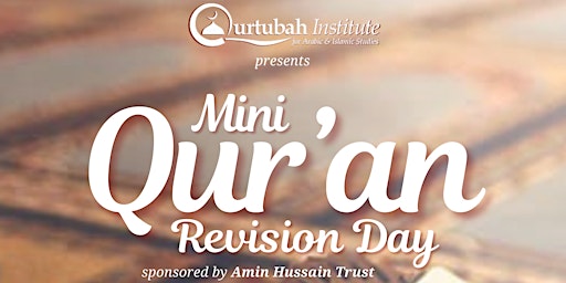 Imagem principal do evento Mini Qur'an Revision Day