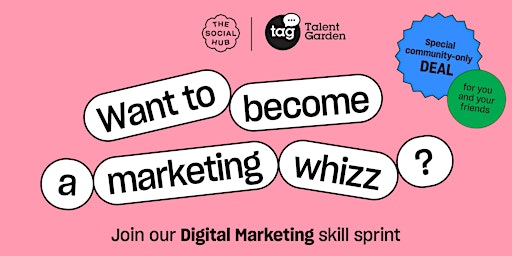 Imagem principal do evento Digital Marketing - Want to become a marketing whizz?