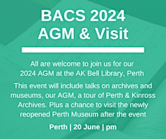BACS AGM and Tour 2024 primary image