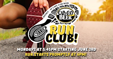 Immagine principale di Run Club at Cape Cod Beer! 