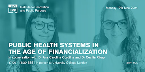 Public Health Systems in the Age of Financialization primary image