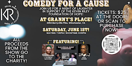 Comedy For A Cause! At Granny’s Place