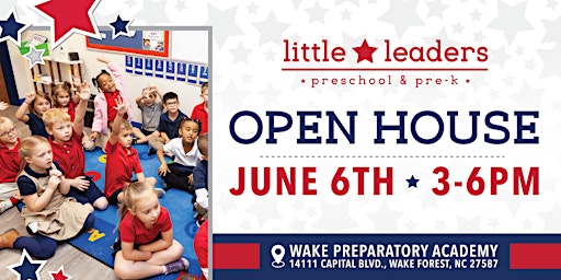 Hauptbild für Little Leaders at Wake Prep Open House 6/6