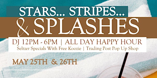 Imagem principal do evento Stars, Stripes, and Splashes Memorial Weekend Pool Party at Texican Court