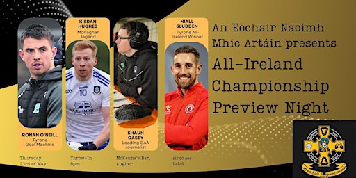 Immagine principale di All Ireland Championship Preview Night 