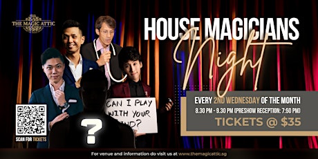Prepare to be amazed at The Magic Attic's exclusive House Magician Night!