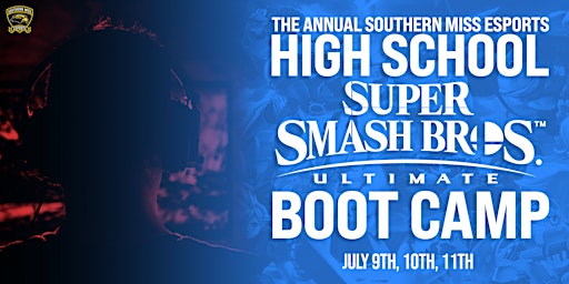 Imagem principal do evento Southern Miss Esports HS Smash Bros. Boot Camp