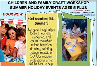 Copy of Children and Family Craft Workshop Summer Holiday Events Ages 5+   week 4 primary image