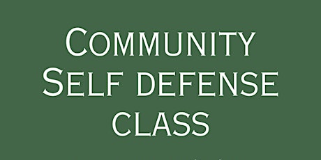 Intro Self Defense Class