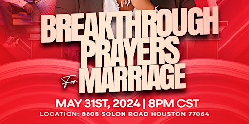 Imagem principal do evento BreakThrough Prayers For Marriage