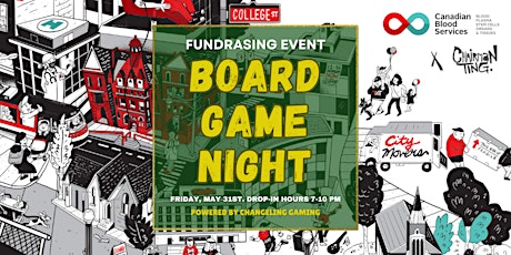 Board Game Night Fundraiser for Canadian Blood Services